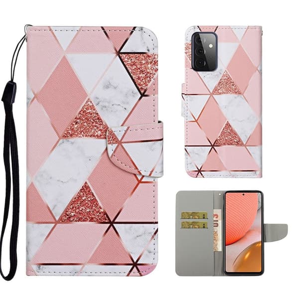 Wonderland Samsung Galaxy A72 5G fodral -Rosa Rosa
