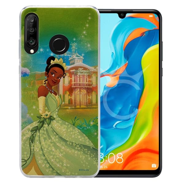 Tiana #01 Disney-omslag för Huawei P30 Lite - Grön Grön