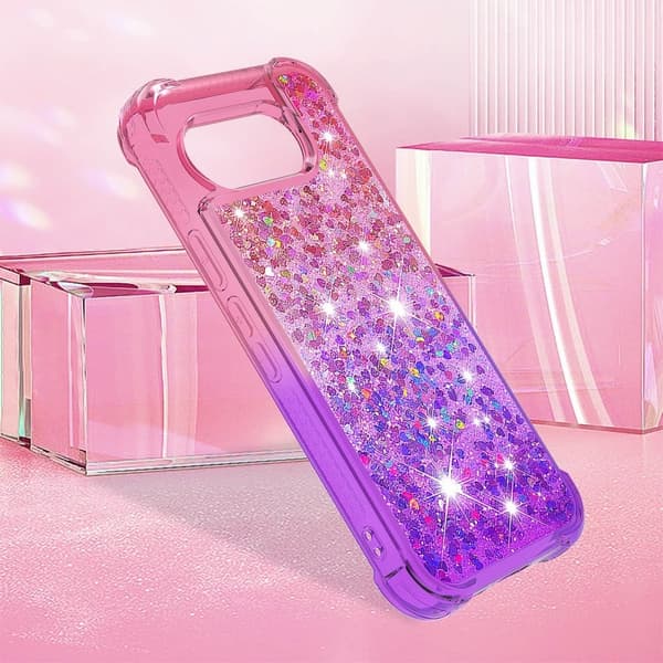 Princess Google Pixel 9a kotelot - Pinkki + Violetti Purple