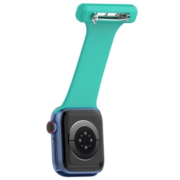 Apple Watch Series 8 (41mm) silikone-urrem til ophængning - Lysegrøn Green