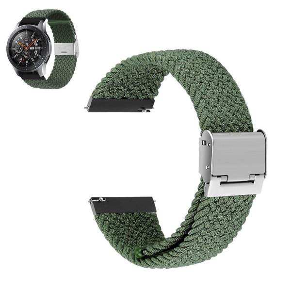 20mm Universal elastic nylon watch strap - Green Grön