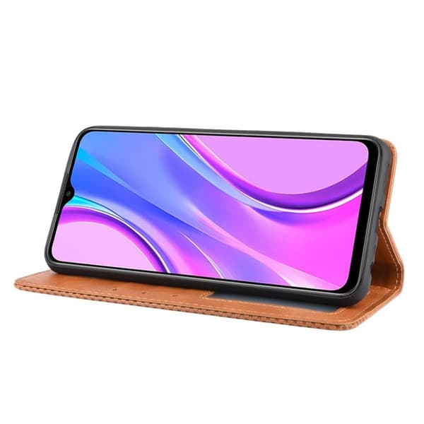 Bofink Vintage Xiaomi Redmi 9 Etui - Brun Brown
