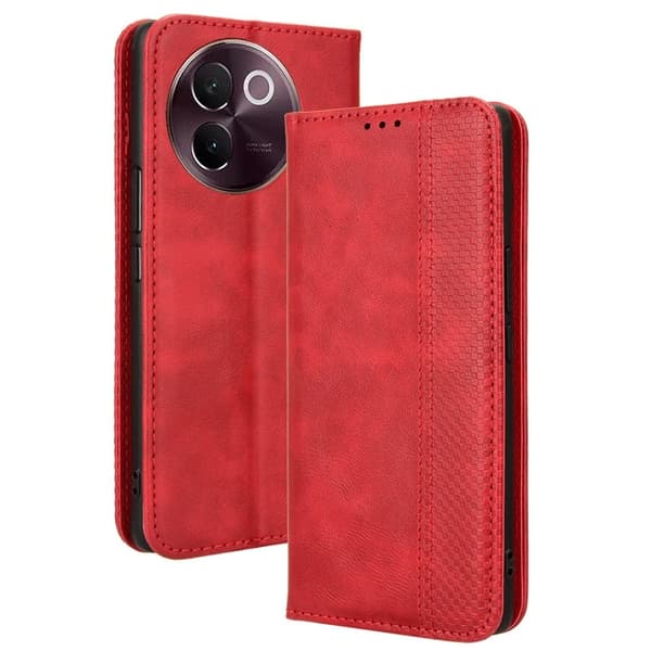 Bofink Vintage vivo V30e lærveske - Rød Red