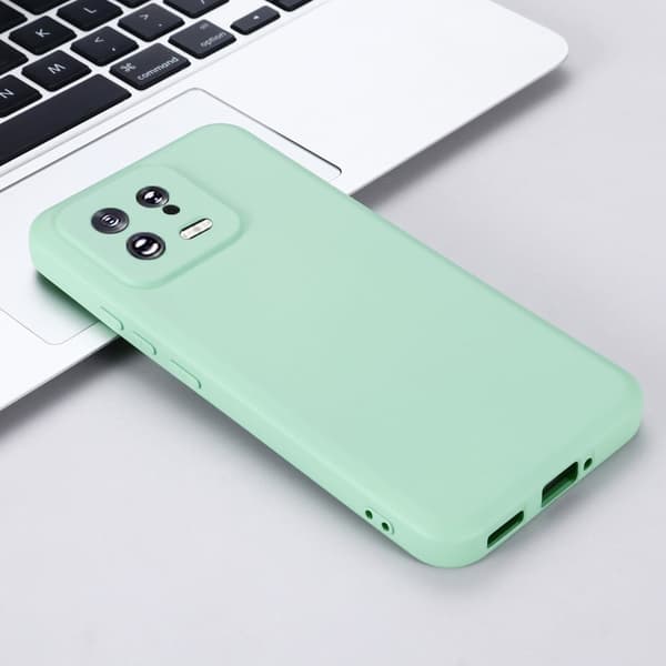 Matt Xiaomi 13 skal av flytande silikon - Grön Grön