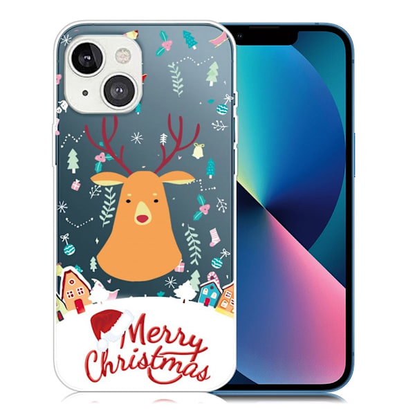 Juleveske til iPhone 13 Mini - Julehjort Multicolor