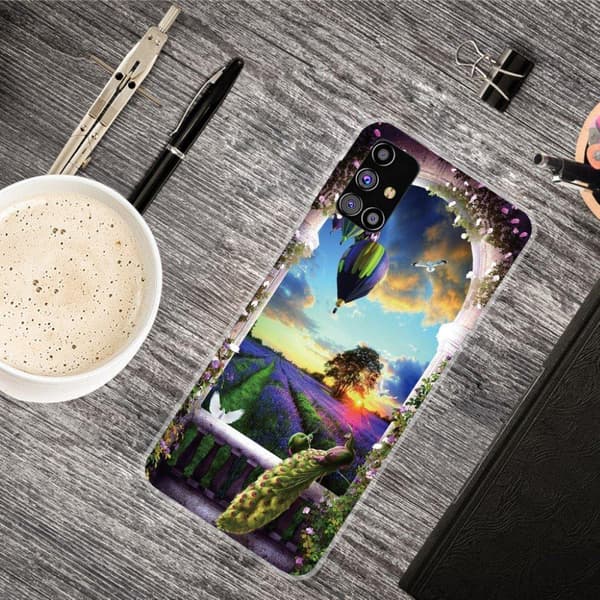 Deco Samsung Galaxy M51 Etui - Hot Ballong Multicolor