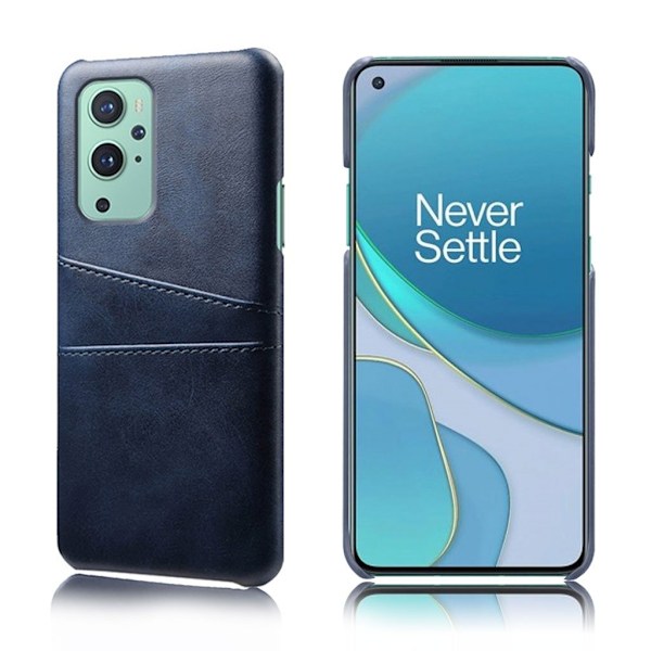 OnePlus 9 skal med korthållare - Blå Blå