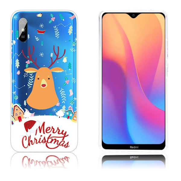 Juleetui til Xiaomi Redmi 9A - Elg Brown