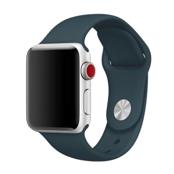 Apple Watch Series 4 44mm silikone Urrem - Mørkegrøn Green