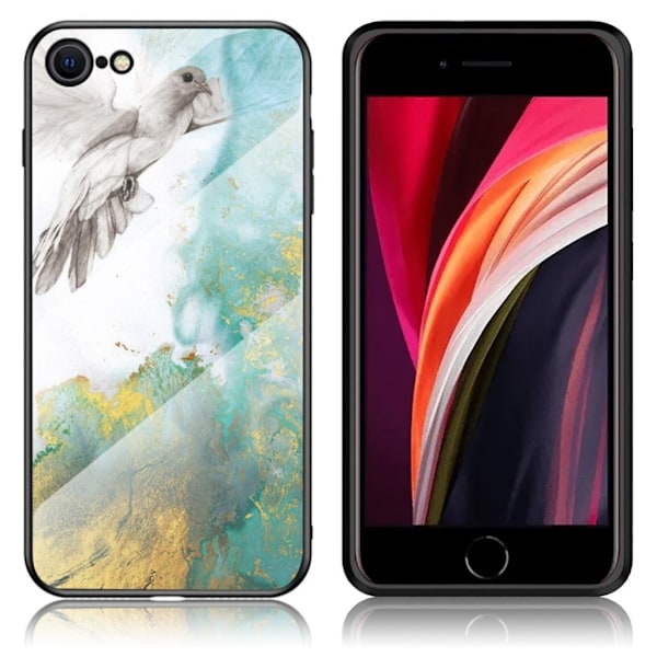 Fantasy iPhone SE 2020 cover - Flyvende Due Multicolor