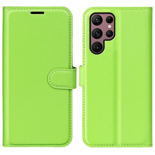 Classic Samsung Galaxy S23 Ultra Flippetui - Grønn Green