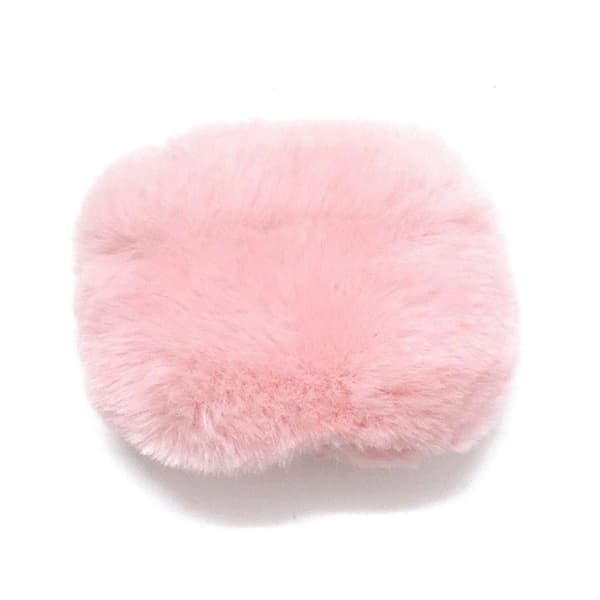 AirPods Pro 2 etui i imiteret pels med spænde - Lyserød Pink