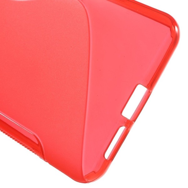 Bakker Huawei Nova S-kurvet fleksibelt cover - Rød Red