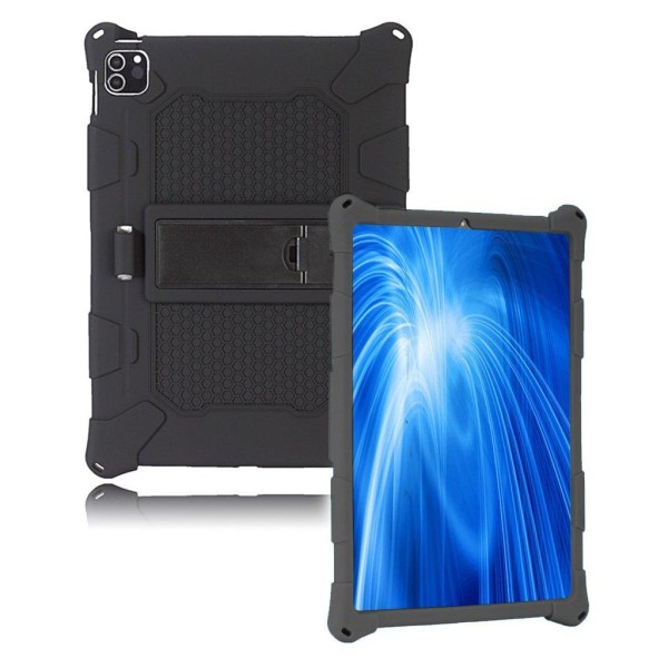 iPad Pro 11 inch (2020) compact geometry pattern silicone case - Black