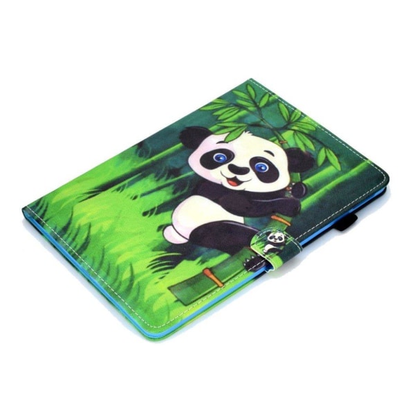 iPad Pro 11" (2018) mønstered læder flip etui - Panda Multicolor