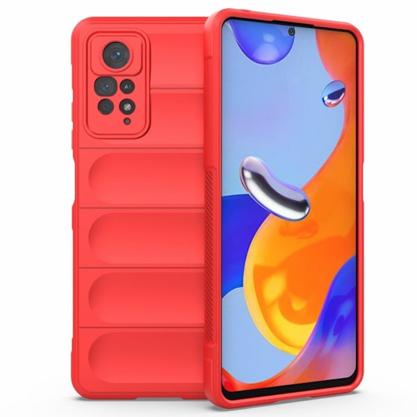 Blødt grebsformet cover til Xiaomi Redmi Note 11 Pro 5G / Xiaomi Redmi Note 11 Pro - Rød Red