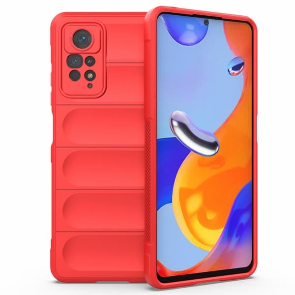 Deksel med mykt grep for Xiaomi Redmi Note 11 Pro 5G / Xiaomi Redmi Note 11 Pro - Rød Red