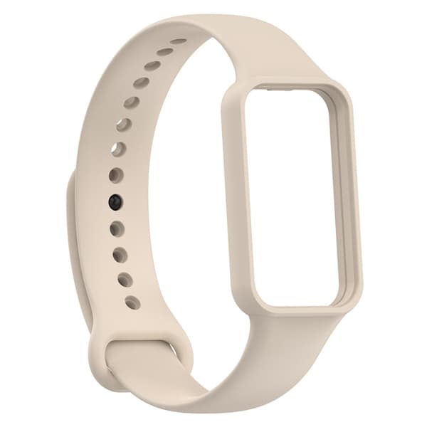 Amazfit Band 7 klockarmband med fodral - Elfenben Vit Vit
