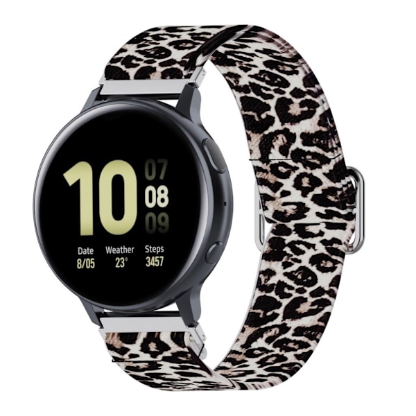 22 mm nylon-urrem til Huawei- og Samsung-ure - Leopard Multicolor