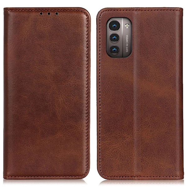 Äkta läder Nokia G11 / Nokia G21 fodral - Brun Brun