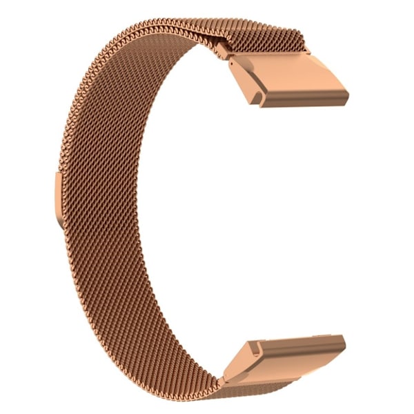 Garmin Fenix 5S erstatnings urrem i stainless stål med farve - Rosa Guld Multicolor