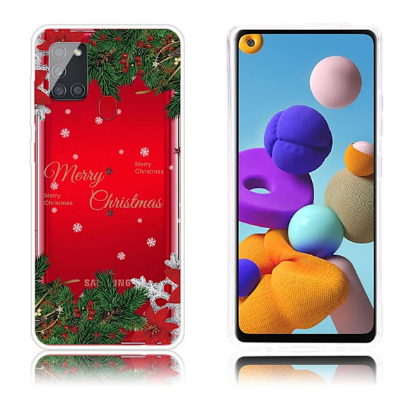 Juleveske til Samsung Galaxy A21s - Gress Green