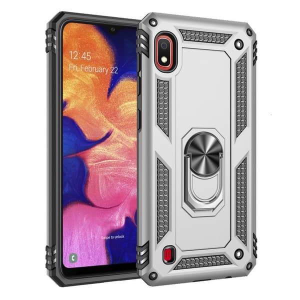 Bofink Combat Samsung Galaxy A10 deksel - Sølv Silver grey