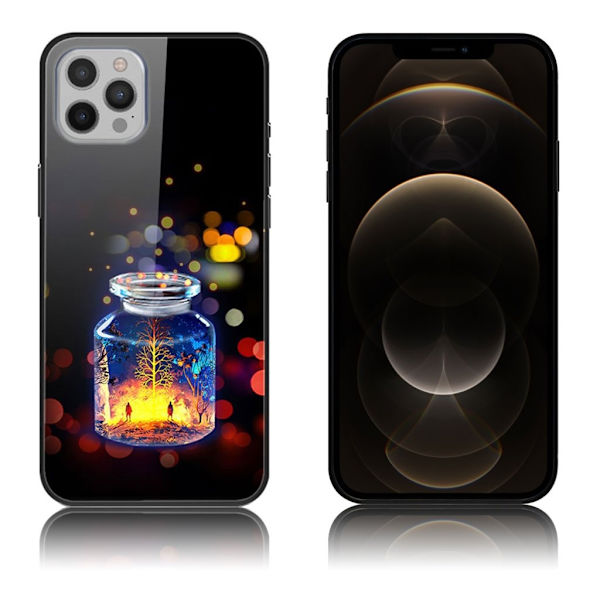 Fantasy iPhone 12 Pro Max kotelot - Toivomus Pullo Multicolor