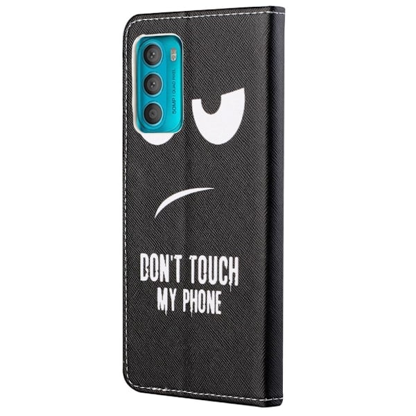 Wonderland Motorola Moto G42 Flip Etui - Don't Touch My Phone Black