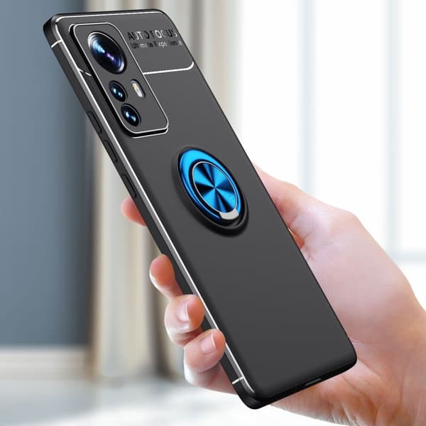 Ringo Etui Xiaomi 12 Pro - Svart / Blå Blue