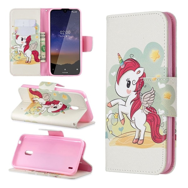 Wonderland Nokia 2.2 etui - Enhjørning Pink