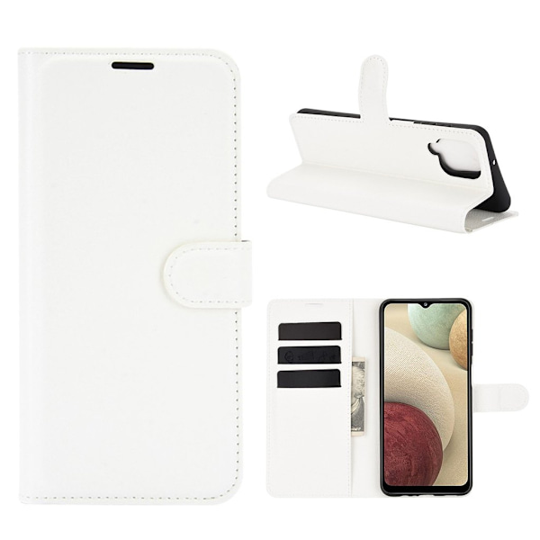 Classic Samsung Galaxy A12 5G Flippetui - Hvit White
