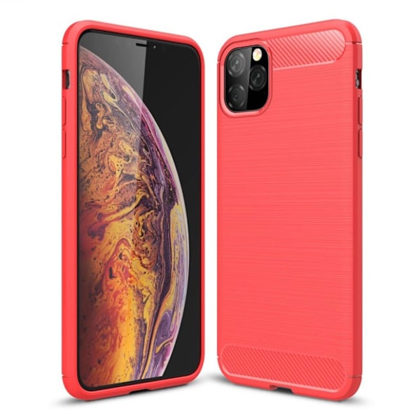 Carbon Flex iPhone 11 Pro Max etui - Rød Red