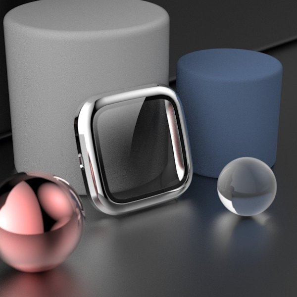 Fitbit Versa 2 durabe glasurramme - Sølv Silver grey