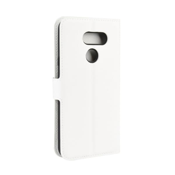 Classic LG K40S flip etui - Hvit White