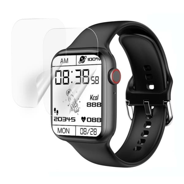 2 stk. skærmbeskyttelse til Apple Watch (45 mm) Transparent