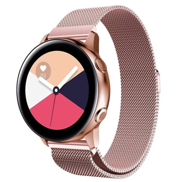 Garmin Vivoactive 3 Music / Vivomove HR stainless steel watch band - Pink Rosa