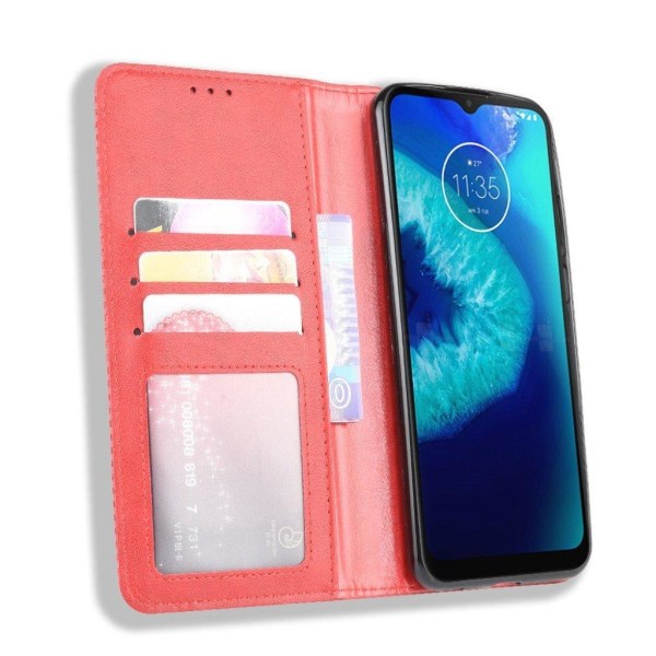 Bofink Vintage Motorola Moto G8 Power Lite kotelot - Punainen Red