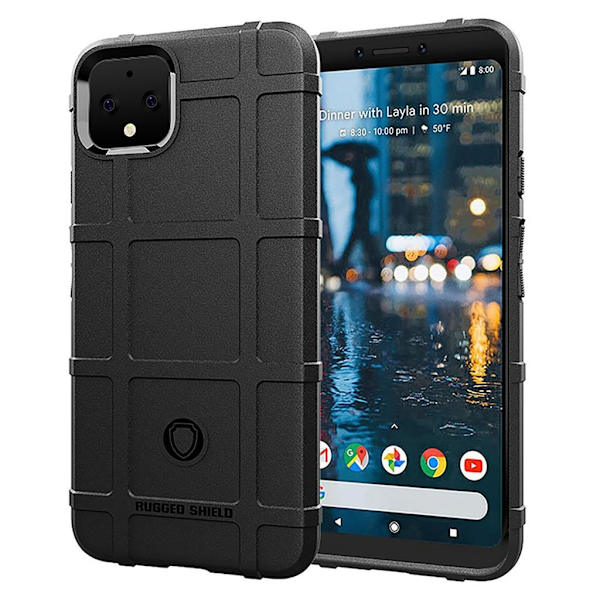 Rugged Shield Google Pixel 4 XL cover - Sort Black