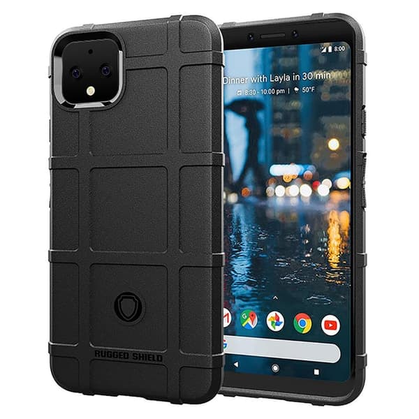 Rugged Shield Google Pixel 4 XL skal - Svart Svart