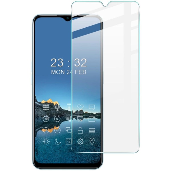 IMAK H tempered glass screen protector for Oppo A58 Transparent