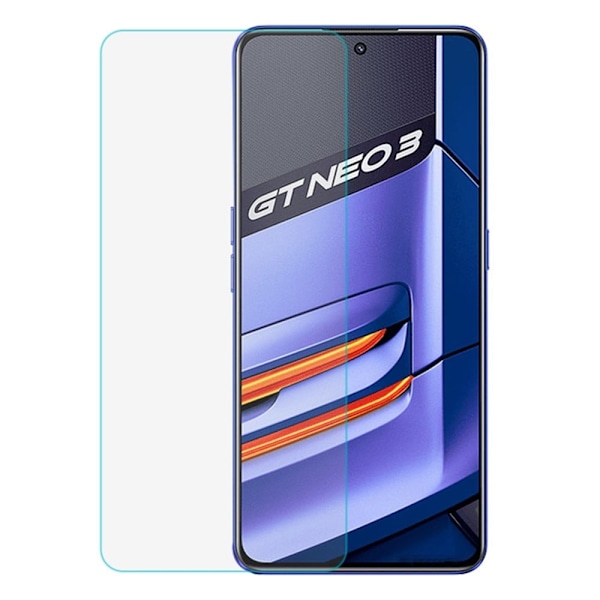 0.3mm hærdet glas skærmbeskytter til Realme GT Neo3 Transparent