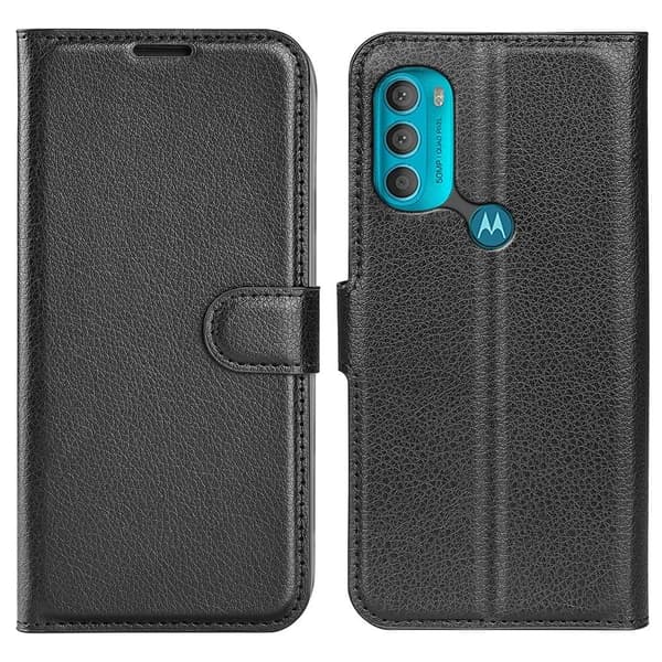 Classic Motorola Moto G71 5G Flip Etui - Sort Black