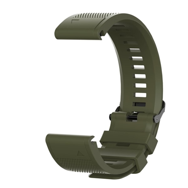 Garmin Fenix 6X / 6X Pro / Fenix 5X / Fenix 5X Plus silikone Urrem - Mørkegrøn Green