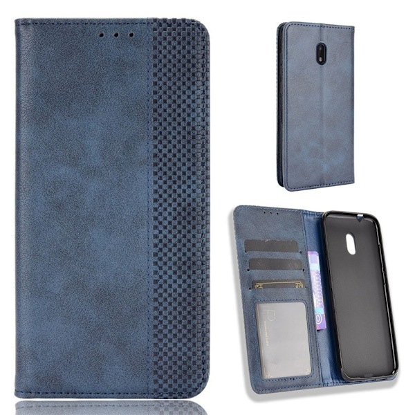 Bofink Vintage Nokia C1 Plus Lær Etui - Blå Blue