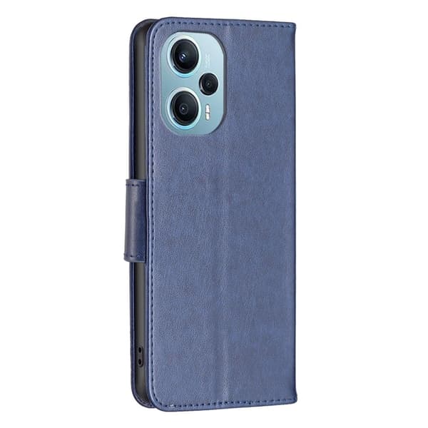 Butterfly Xiaomi Poco F5 / Redmi Note 12 Turbo Flippetui - Blå Blue