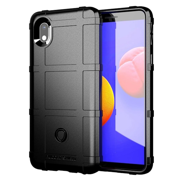 Rugged Shield Samsung Galaxy A01 Core kotelot - Musta Black