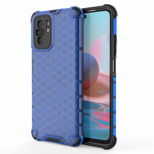 Bofink Honeycomb Xiaomi Redmi Note 10S Etui - Blå Blue