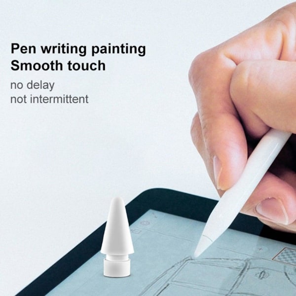 2Pcs Apple Pencil 2 / 1 stylus pen nib White