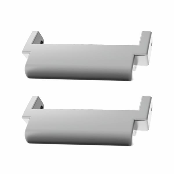 1 par Garmin Forerunner 965 / 955 Connector Metall 22mm Adapter för klockarmband - Silver Silvergrå